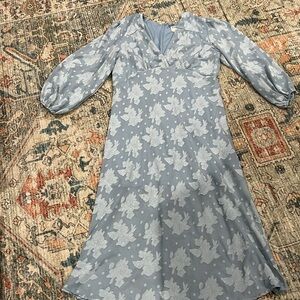 Arula Blue Floral Women's Dress